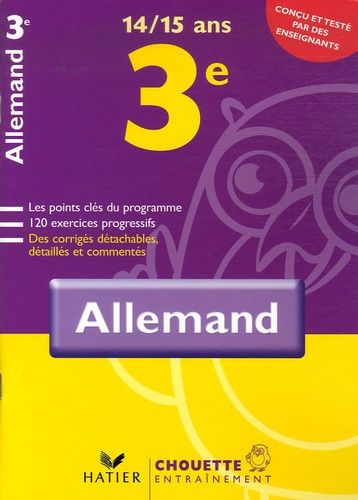 Allemand 3e - 14-15 Ans