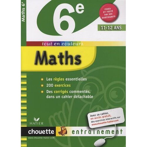 Mathématiques 6e - 11/ 12 Ans