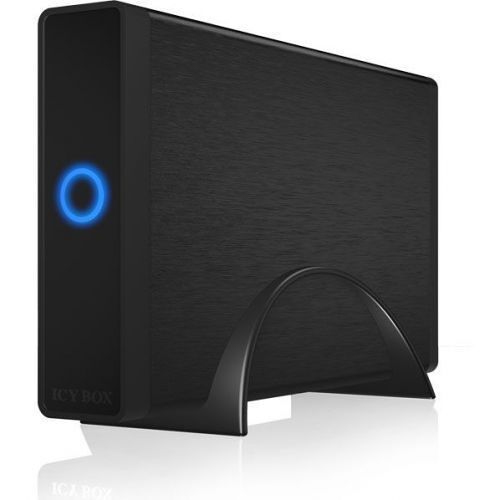 ICY BOX IB-377-C31 - Boîtier pour disque dur 3'1/2 Serial ATA III sur port USB 3.1 Type C (coloris noir)