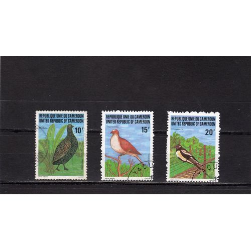 Timbres-Poste Du Cameroun (Oiseaux)