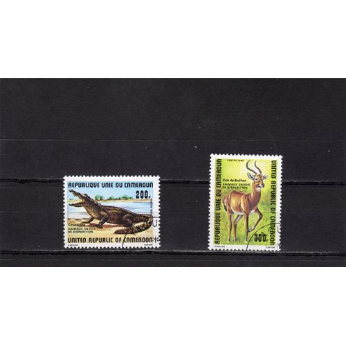 Timbres-Poste Du Cameroun (Animaux En Voie De Disparition)