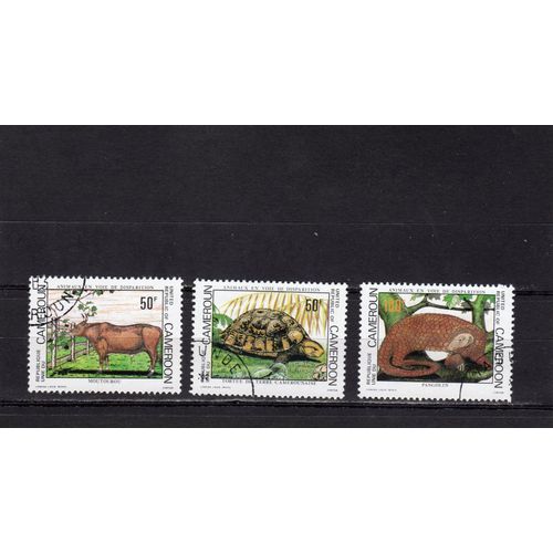 Timbres-Poste Du Cameroun (Animaux En Voie De Disparition)