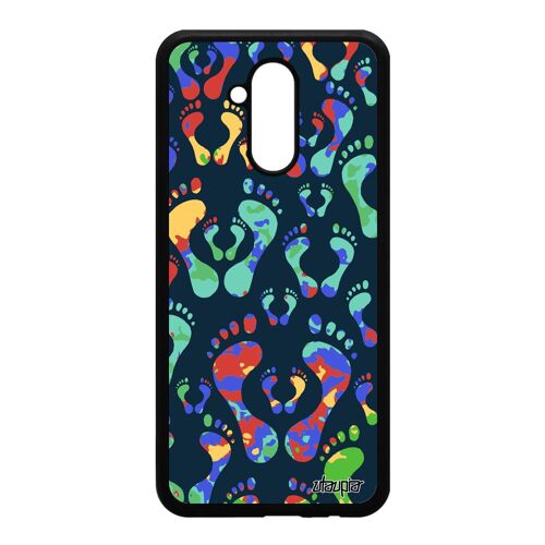 Coque Rigide Mate 20 Lite Silicone Trace De Pas Impression Swag Case Pied Huawei Mate 20 Lite