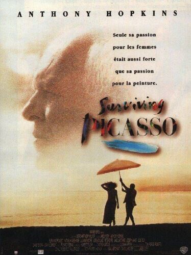 Surviving Picasso - Véritable Affiche De Cinéma Pliée - Format 40x60 Cm - De James Ivory Avec Anthony Hopkins, Natascha Mcelhone, Julianne Moore, Joss Ackland - 1996