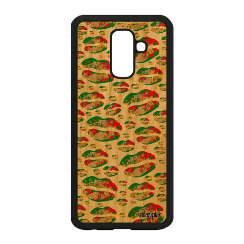 Coque En Bois Samsung A6 Plus 2018 Silicone Smack Etui Antichoc Jaune De Samsung Galaxy A6 Plus 2018