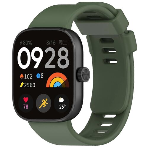 Bracelet De Montre De Sport En Silicone De Couleur Unie