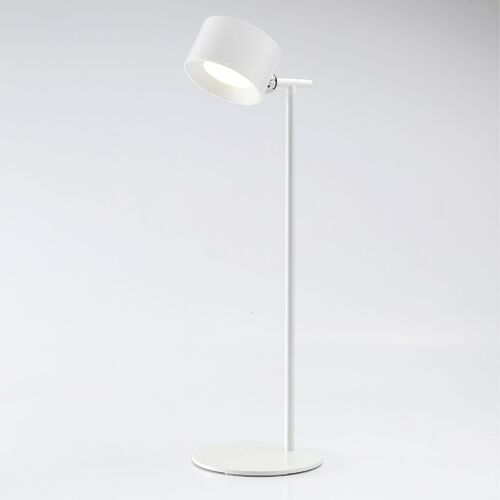 Lampe Magnétique Halterrego 2-En-1 : Lampe De Bureau / Lampe Amovible , Couleur Blanche