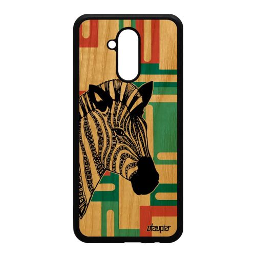 Coque En Bois Pour Mate 20 Lite Silicone Zebre Cheval Noir Vert Telephone Huawei Mate 20 Lite