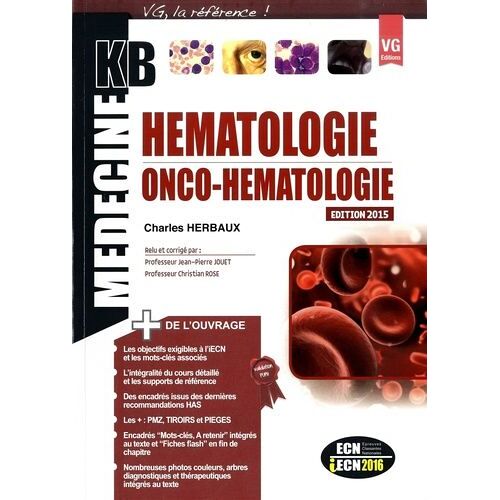 Hematologie Onco-Hématologie - Module 10 - Edition 2015