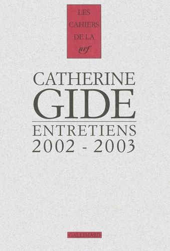 Entretiens 2002-2003