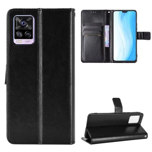 Coque Vivo V20 Pro,Etui pour Vivo V20 Pro,Coque en cuir pour Vivo V20 Pro,Convient a Etui la Vivo V20 Pro,Noir