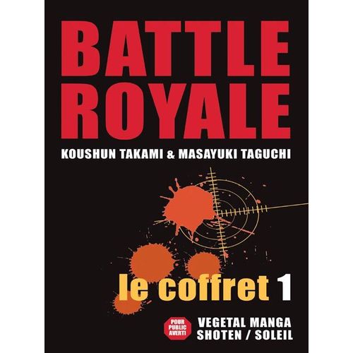 Battle Royale - Coffret Vegtal Manga Shoten Et Soleil