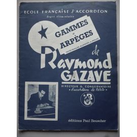 Ecole Française D¿Accordéon - Degré Élémentaire - Gammes Et Arpèges - Textes Français, Allemands, Anglais