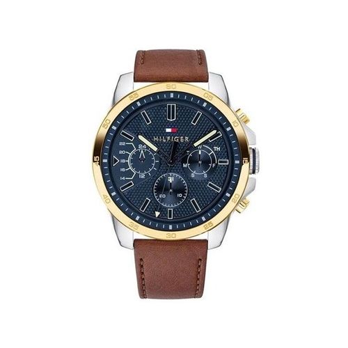 Tommy Hilfiger Montre Marron Multi-Cadrans Hommes Decker 1791561