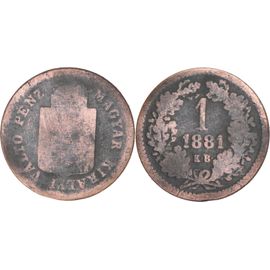 Hongrie - 1881 - 1 Krajczár - Kremnica - 09-113