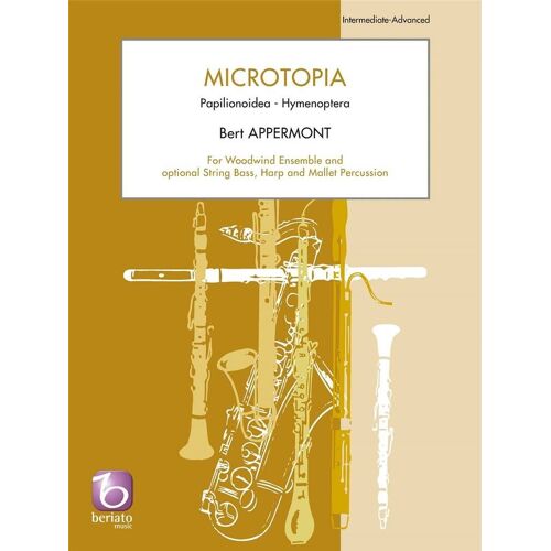 Bert Appermont : Microtopia Papilionoidea - Hymenoptera - Set Woodwind Ensemble 9790365226245 Bmi20010715 9789043160223