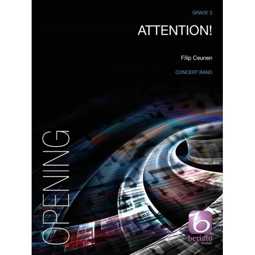 Filip Ceunen : Attention! - Conducteur Concert Band/Harmonie 9790365224562 Bmp15015644
