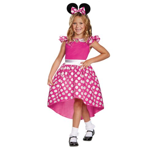 Déguisement Minnie Rose Classique Fille - Taille: 3 - 4 Ans (97 - 109 Cm)