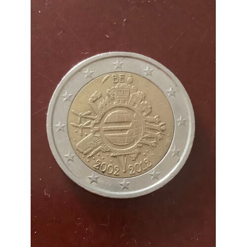 Pièce Rare De 2 Euros De Belgique 2002/2012