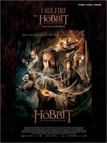 The Hobbit: I See Fire (Pvg) Piano, Vocal, Guitar Single Sheet - Recueil Piano, Voix Et Guitare Musam1008678