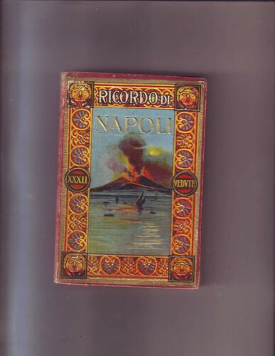 Napoli - Naples -- Dita Roberto Zedda - Livret Cartonné Avec Feuillets Vues Illustrées Et Commentées
