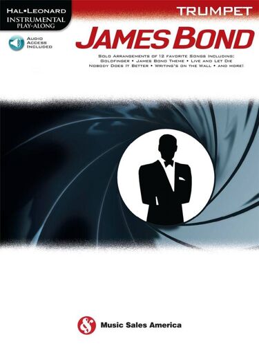 James Bond Trumpet - Recueil Avec Support(S) En Ligne Trompette Hl14047851 9781495060823