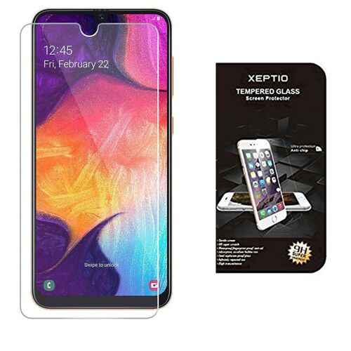Samsung Galaxy A40 4g : Protection D'écran En Verre Trempé - Tempered Glass Screen Protector / Films Vitre Smartphone 2019 - Accessoires Xeptio