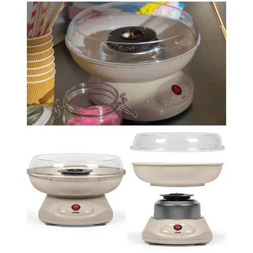 Machine à barbe à papa 450W Couvercle et cuillère doseuse compatibles lave-vaisselle