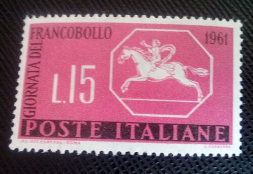 Timbre Italie Y T 861 Journée Du Timbre - Cheval Sarde De 50 Cents 1961 ( 131006 )