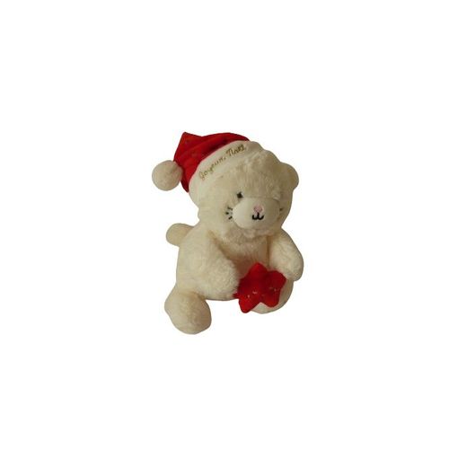 Doudou peluche chat Joyeux Noël CN Sergent Major