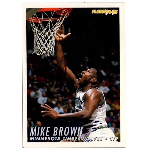 Trading Card Fleer 94-95 Mike Brown 135