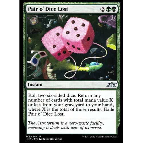 Pair O' Dice Lost - Magic - Unfinity Vo - U - 149/244