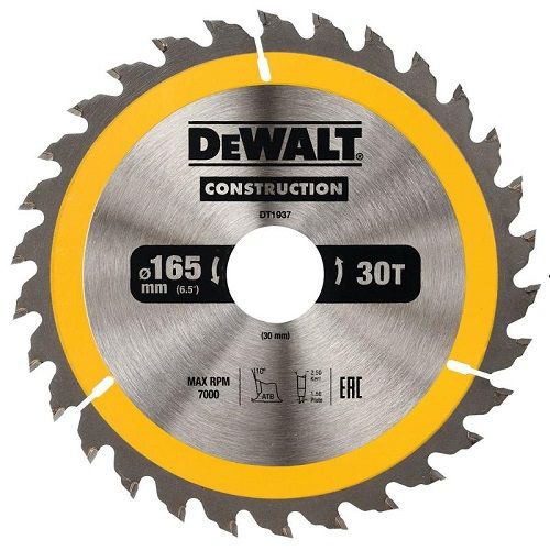 DeWALT Lame de scie circulaire, 165/30 mm, 30 dents - DT1937-QZ