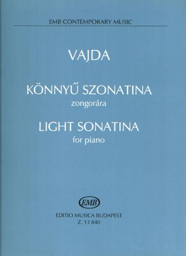 János Vajda : Leichte Sonatine - Recueil Piano 9790080138403 Embz13840