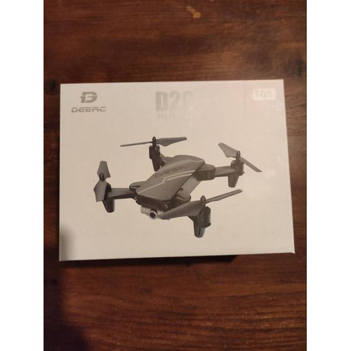 Deerc D20 Mini Drone Pour Enfants Avec Caméra Fpv Hd 720p Télécommande Jouets Cadeaux Pour Garçons Filles Avec Maintien D'altitude, Mode Sans Tête, Réglage De La Vitesse, Flips 3d, 2 Batteries, Noir-Deerc