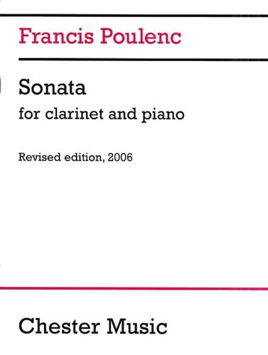 Francis Poulenc : Clarinet Sonata Revised Edition, 2006 - Recueil Clarinette Musch70972 9781846093968
