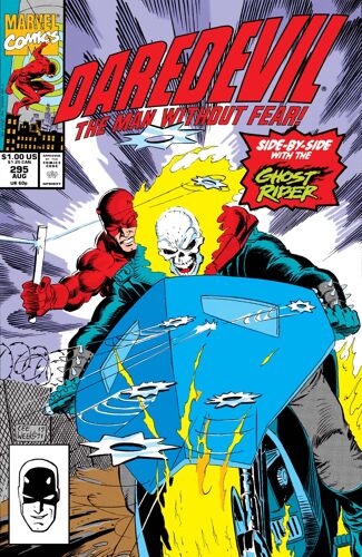 Daredevil # 295 ( V.O. 1991 Marvel ) ** With The Ghost Rider ! Lee Weeks Art