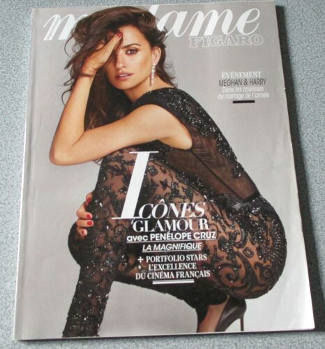 Madame Figaro - Mai 2018 - Icônes Glamour Avec Pénélope Cruz- Dans Les Coulisses Du Mariage De L'année Meghan Et Harry- Interview Salma Hayek