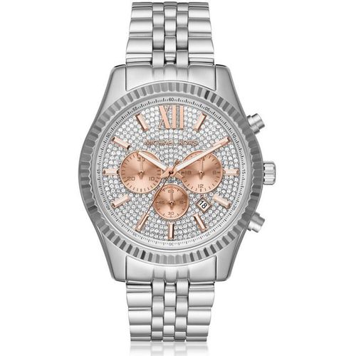 Michael Kors Mk8515 Crystal Pave Dial Ladies Chronograph Watch
