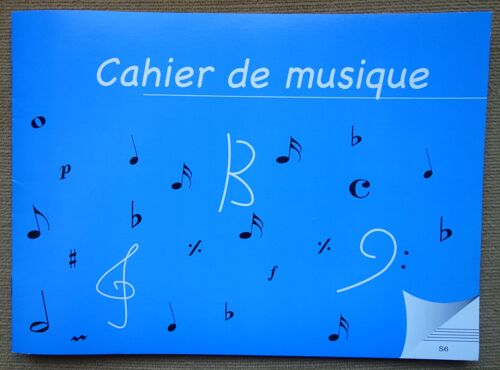 Cahier De Musique 6 Portées / Recueil
