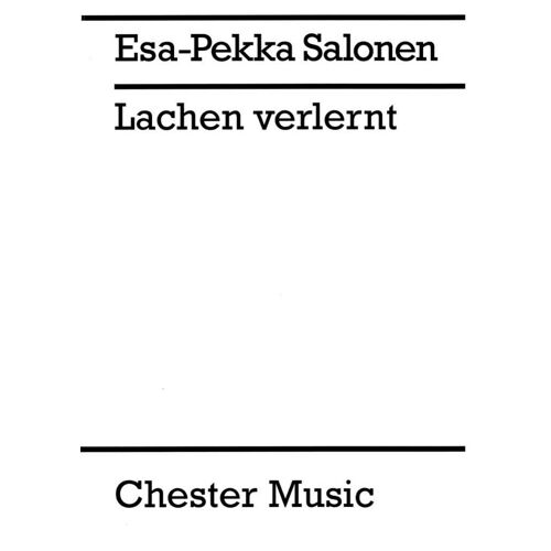 Esa-Pekka Salonen : Lachen Verlernt - Recueil Violon Musch65747 9780711998933