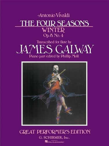 Antonio Vivaldi : The Four Seasons - Winter Op.8 No.4 From The Four Seasons Rv297, Op.8 No.4 - Recueil Flûte Traversière Et Piano Hl50506780 9798350133486