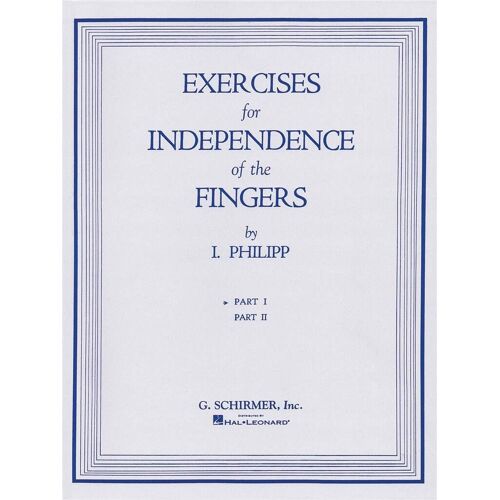 Isidore Philipp : Exercises For Independence Of Fingers - Book 1 - Recueil Piano Hl50327210 9781423466727