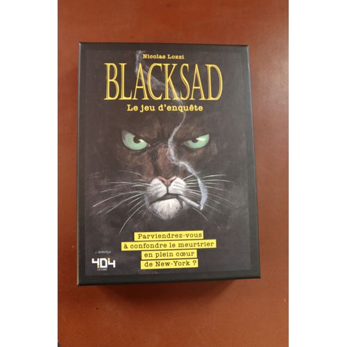 Blacksad Le Jeu D'enquête
