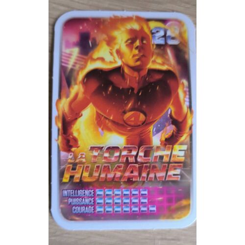 Carte Marvel Réveil Ton Pouvoir 28 La Torche Humaine