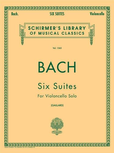 Johann Sebastian Bach : 6 Suites Bwv1007-1012 Edited By Fritz Galliard - Recueil Cello Hl50260150 9780793554485