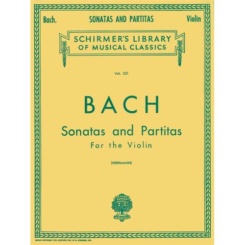 Johann Sebastian Bach : Sonatas And Partitas - Recueil Violon Hl50253550 9780793554621