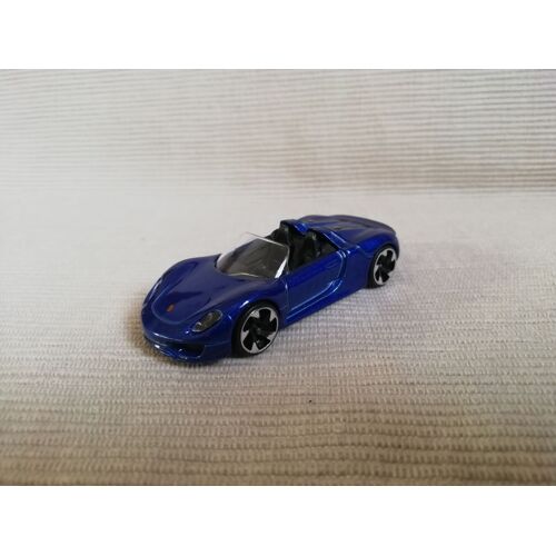 Voiture Porsche 918 Spyder Bleu 1/64-Majorette