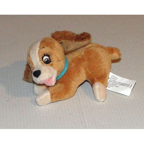 Peluche Belle Et Le Clochard Disney - Porte Cles Chien Belle Nicotoy