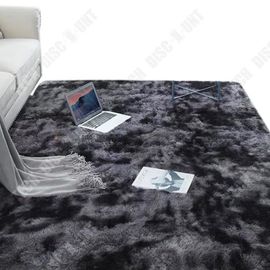 Td® Tapis À Carreaux 160*230cm Poils Longs Épaissis Antidérapant Anti-Décollement Lavable Tapis De Sol Pour Chambre À Coucher
